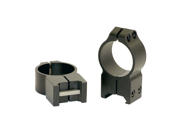 Warne Maxima Ring Fast 36mm Sort/Matte Warne Ringmontasje for Weaver/Picatinny